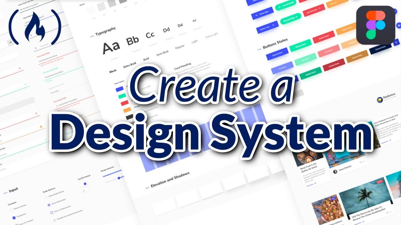 Thumbnail for Create a Design System with Figma - Full Course