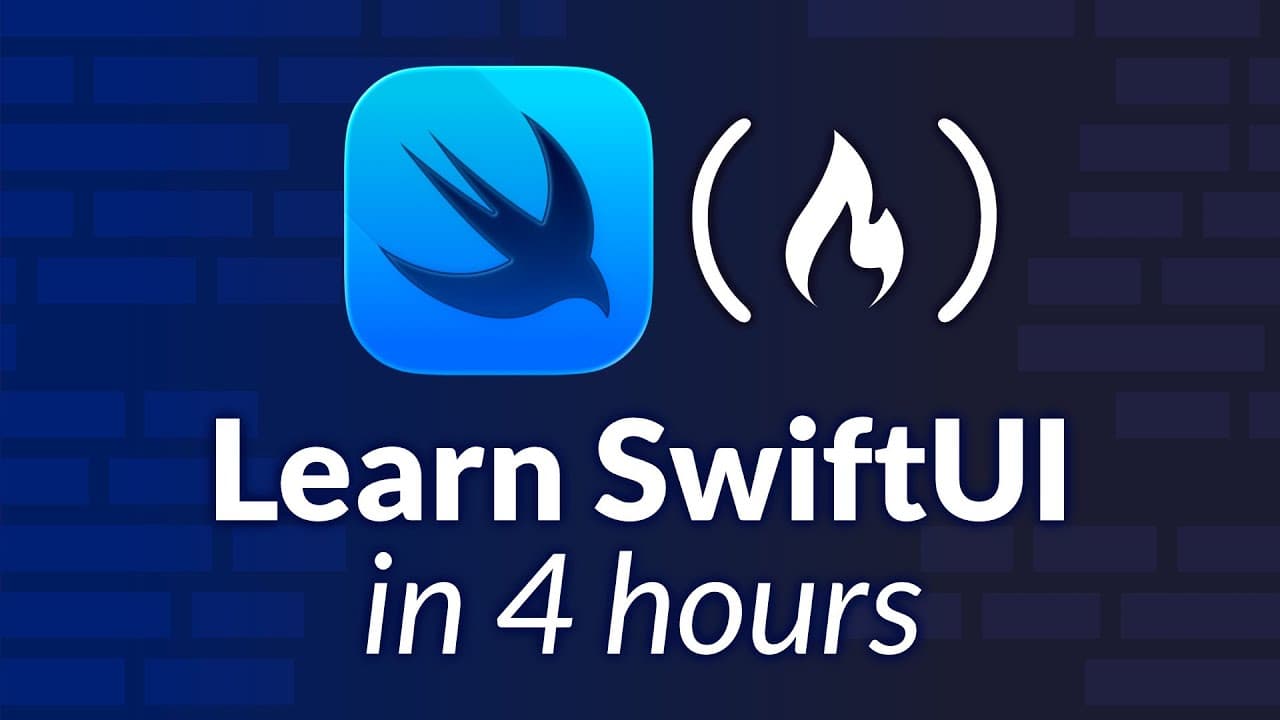 Thumbnail for SwiftUI Course for Beginners – Create an iOS App from Scratch