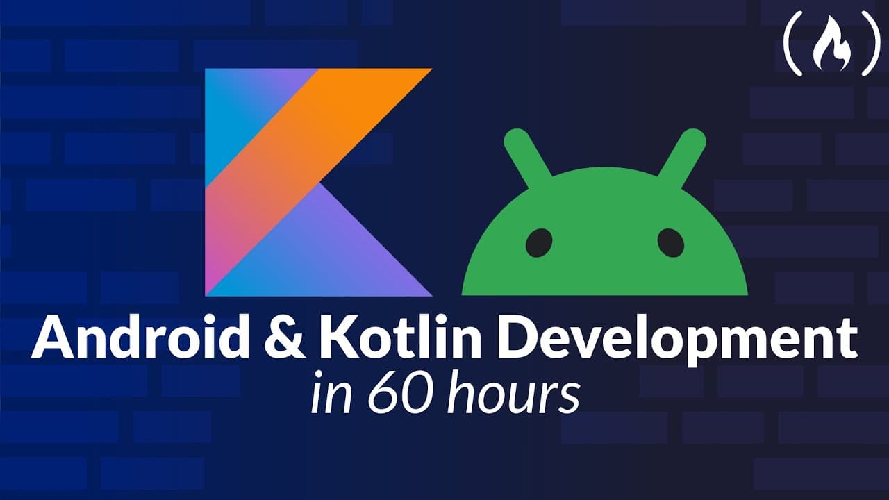 Thumbnail for Android & Kotlin Development Masterclass – Full Course