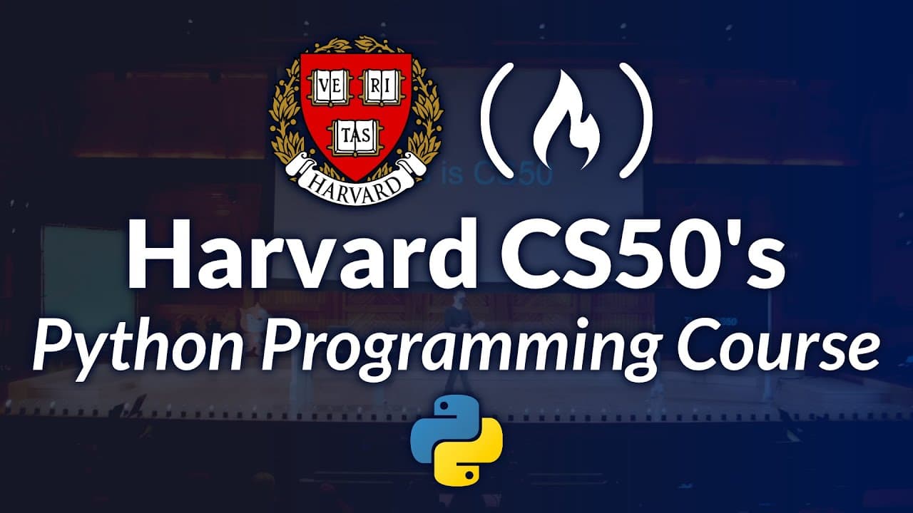 Thumbnail for Harvard CS50’s Introduction to Programming with Python – Full University Course