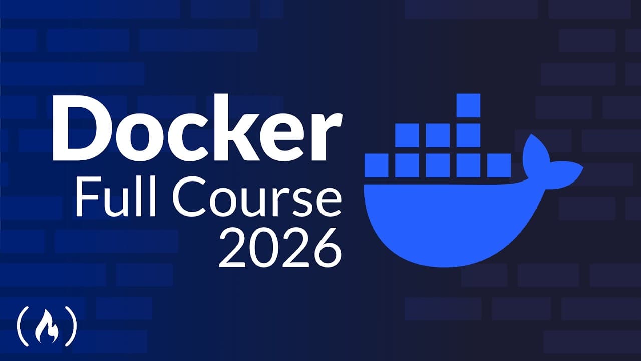 Thumbnail for Learn Docker – Full DevOps Course for Deploying Containerized Apps